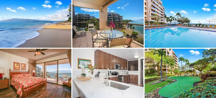 3 bedroom, 2 bathroom, Oceanfront fully remodeled vacation rental in Kahana, Maui, very family friendly Condo and resort